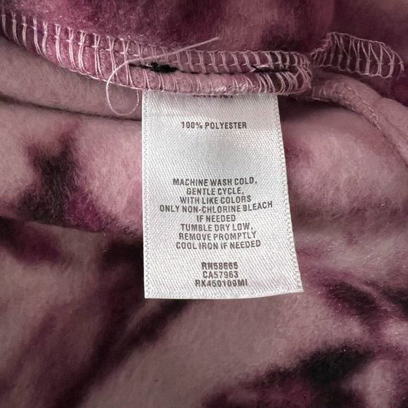 NWT ABOUND Pink Acid Wash Snap Button Shacket (XL) - Picture 7 of 8